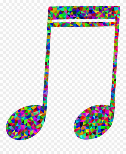 Download Polygon Musical Note Clipart Musical Note - Clipart Rainbow ...