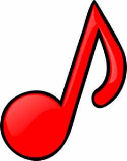 Red Music Note Clip Art at Clker.com - vector clip art online ...