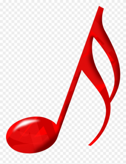 Musical Music Download Clip Art Transprent Png - Red Music Note ...