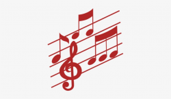 Red - Music - Notes - Clip - Art - Music Notes Silhouette Png ...