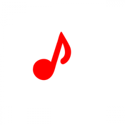 Red Music Note clipart, cliparts of Red Music Note free download ...