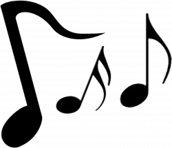 Music note clip art silhouette images music notes - ClipartAndScrap