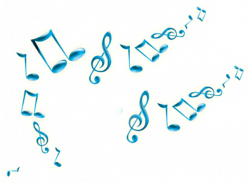 Blue Musical note - Blue notes creative png download - 606 ...