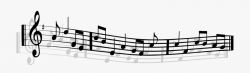 Music Notes Clipart Clear Background - Moving Music Notes ...