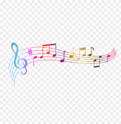 colorful musical notes png PNG image with transparent ...