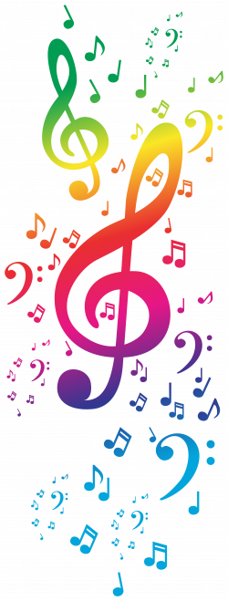 Colorful Music Notes Transparent Image | Gallery ...