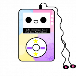 kawaii music note sounds pastel...