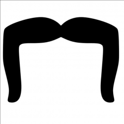 Moustache clipart fu manchu, Moustache fu manchu Transparent ...