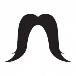 Fu manchu mustache clipart clipart images gallery for free ...