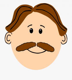 Chin Hair Cliparts - Man With Moustache Clip Art #579312 ...