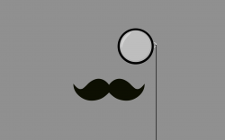 A few simple, yet funny and cool wallpapers | Mustache ...