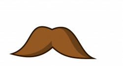 Clipart mustache brown, Clipart mustache brown Transparent ...