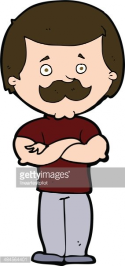 cartoon manly mustache man Clipart Image | +1,566,198 clip arts