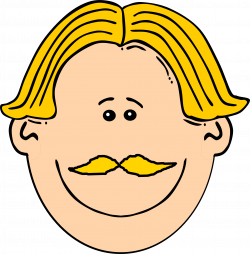Man with the mustache clipart free image