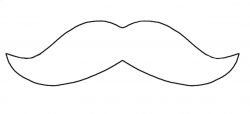 Free Mustache Outline, Download Free Clip Art, Free Clip Art ...