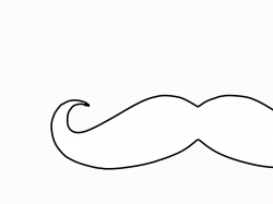 Mustache Outline Transparent Clip art, Icon and SVG - SVG ...