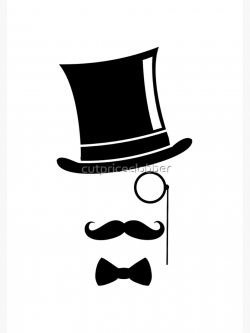 Mustache clipart top hat, Mustache top hat Transparent FREE ...
