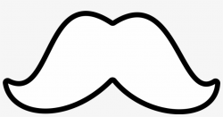 Dagi Clipground White Moustache - White Mustache Clip Art ...