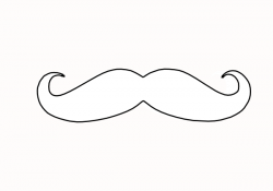 Free Mustache Outline, Download Free Clip Art, Free Clip Art ...