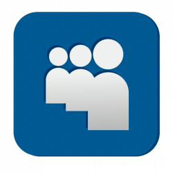 Myspace rubber icon - Transparent PNG & SVG vector