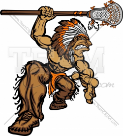 Chiefs Lacrosse Clipart Image. Easy to Edit Vector Format.