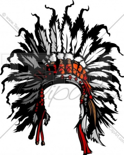 Clipart Indian Headdress Image. Easy to Edit Vector Format ...