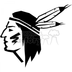 Native American Clipart Black And White | Free download best ...