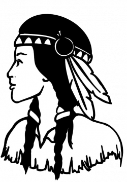 Native Americans in the United States Woman Clip art - only ...