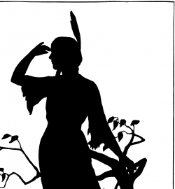 Vintage Native American Girl Image - Silhouette! - The ...