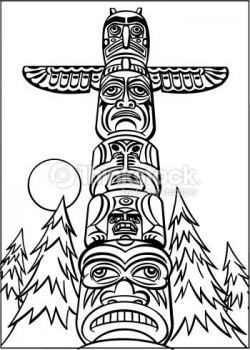 totem pole line drawings - Google Search … | Totem pole ...