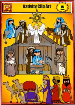 Nativity Clip Art from Charlotte\'s Clips: Catholic - Christian ...