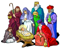 Christmas Blessings! | catholic fun | Christmas clipart, Nativity ...