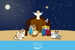 Nativity Clipart ~ Illustrations ~ Creative Market