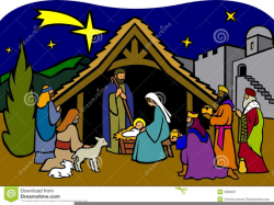 Free Clipart Nativity Scene Black And White | Free Images at Clker ...