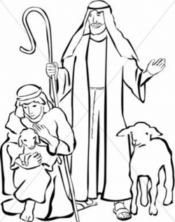 Shepherds Clipart | Nativity and other Christmas scenes | Nativity ...