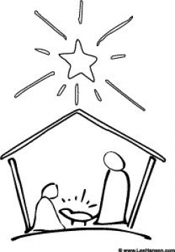 christmas nativity coloring page | Quiltables | Nativity coloring ...