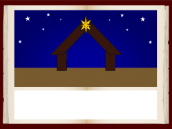 Nativity stable clipart 1 » Clipart Station