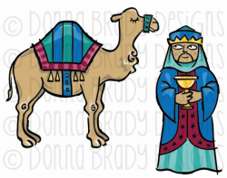 Jewel Tone Christmas Nativity Three Kings Camel by DonnaBradyDesigns ...