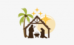 Clipart Black And White Download Christmas Nativity - Nativity ...