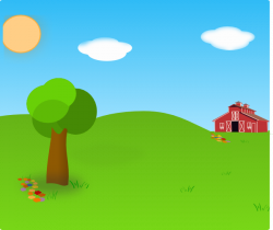 Farm Background Clip Art at Clker.com - vector clip art online ...