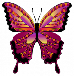 Red Butterfly Clipart Image | A Butterfly | Pinterest | Butterfly ...