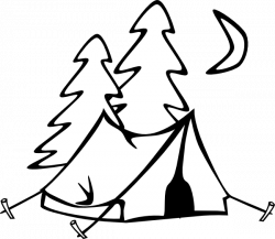 Black And White Camping Clipart - Clipart Kid | Camping | Pinterest ...