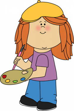 Artist Girl Clipart