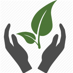 Green, guardar, hand, leaf, leaves, love, nature, save icon