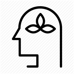 Business, head, mind, nature, plant, think icon