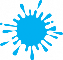 Ink Splash Blue Clip Art at Clker.com - vector clip art online ...