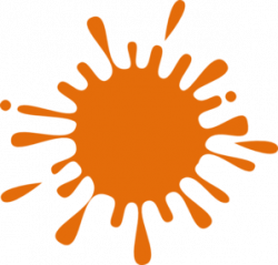 Ink Splash Orange Clip Art at Clker.com - vector clip art online ...