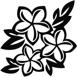 Jasmine PNG Black And White Transparent Jasmine Black And White.PNG ...