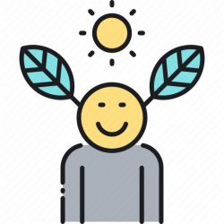 Activist, go green, naturalist, nature lover icon