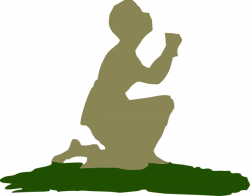 Person Praying Clipart